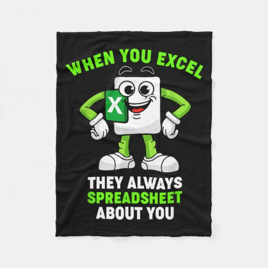 Couverture Polaire Excel Coworker Birthday Employee Farewell Goodbye (Devant)