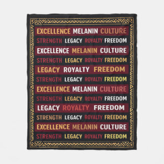 Couverture Polaire Excellence de la Mélanine Royauté Empowerment des