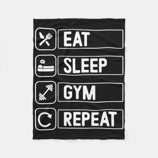 Couverture Polaire Exercice Bodybuilding Gym (Devant)