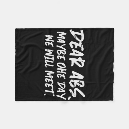 Couverture Polaire Exercice Chers Abs Drôle Gymnase Exercice Fitness (Devant (Horizontal))