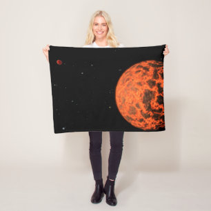 Couverture Polaire Exoplanet Ucf-1.01 Orbitant Une Étoile Appelée Gj