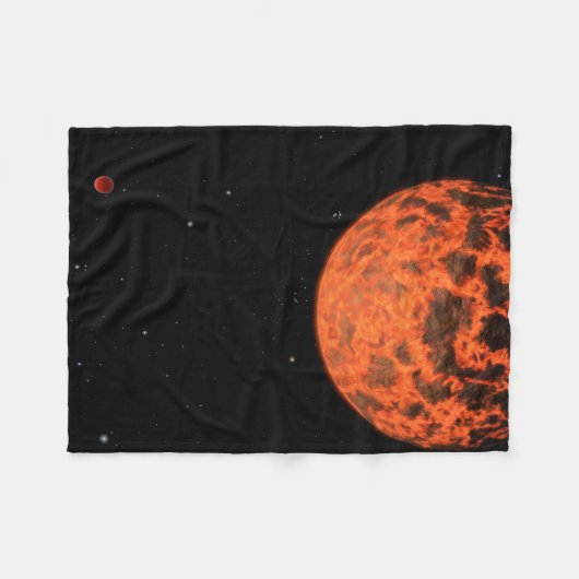 Couverture Polaire Exoplanet Ucf-1.01 Orbitant Une Étoile Appelée Gj  (Devant (Horizontal))