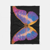 Couverture Polaire Exotic Butterfly Watercolor (Devant)