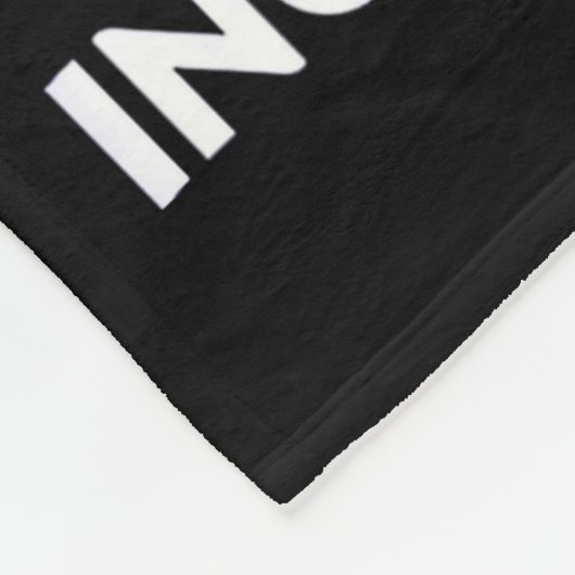 Couverture Polaire Expect A Few Inches Tonight Funny Snow Inappropria (Coin)