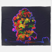 Couverture Polaire Explosion d'arbre néon (Devant (Horizontal))