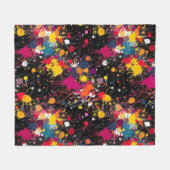 Couverture Polaire Explosion de couleur (Devant (Horizontal))