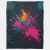 Couverture Polaire explosion des couleurs (Devant)