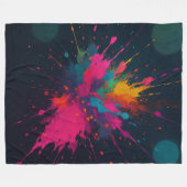 Couverture Polaire explosion des couleurs (Devant (Horizontal))