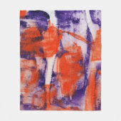 Couverture Polaire Expression abstraite #12 par Michael Moffa (Devant)