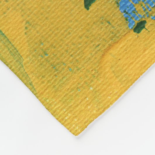 Couverture Polaire Expression abstraite #3 par Michael Moffa (Coin)