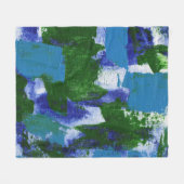 Couverture Polaire Expression Abstraite #4 par Michael Moffa (Devant (Horizontal))