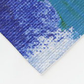 Couverture Polaire Expression Abstraite #4 par Michael Moffa (Coin)