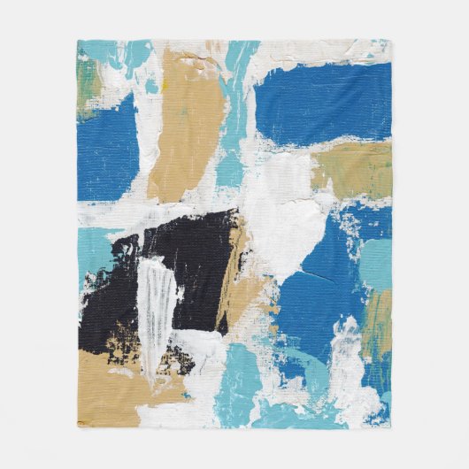 Couverture Polaire Expression abstraite #6 par Michael Moffa (Devant)