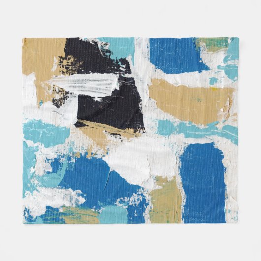 Couverture Polaire Expression abstraite #6 par Michael Moffa (Devant (Horizontal))