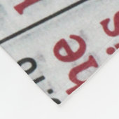 COUVERTURE POLAIRE EXPRESSION DE BIBLE (Coin)