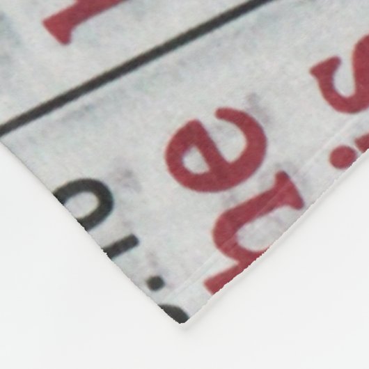 COUVERTURE POLAIRE EXPRESSION DE BIBLE (Coin)