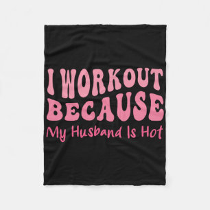 Couverture Polaire Extraction amusante Gymnase Citation Cool Femme Fi