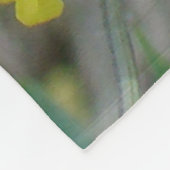 Couverture Polaire F14 Fleurs sauvages jaunes (Coin)