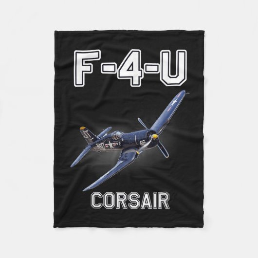Couverture Polaire F4u Corsair Warbird Aéronefs militaires 2ème guerr (Devant)