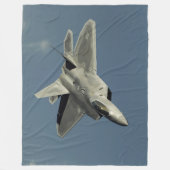 Couverture Polaire F-22 Raptor Fighter Jet (Devant)