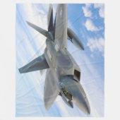 Couverture Polaire F-22 Raptor Military Jet (Devant)