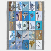 COUVERTURE POLAIRE F-22A RAPTOR "MONTAGE" (Devant)