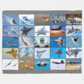 COUVERTURE POLAIRE F-22A RAPTOR "MONTAGE" (Devant (Horizontal))