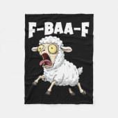 Couverture Polaire F-baa-f Meme – Funny Screaming Meme Graphic  (Devant)