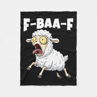 Couverture Polaire F-baa-f Meme – Funny Screaming Meme Graphic 