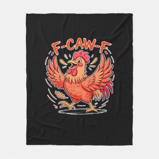 Couverture Polaire F-Caw-F Attitude Classic Retro Style (Devant)