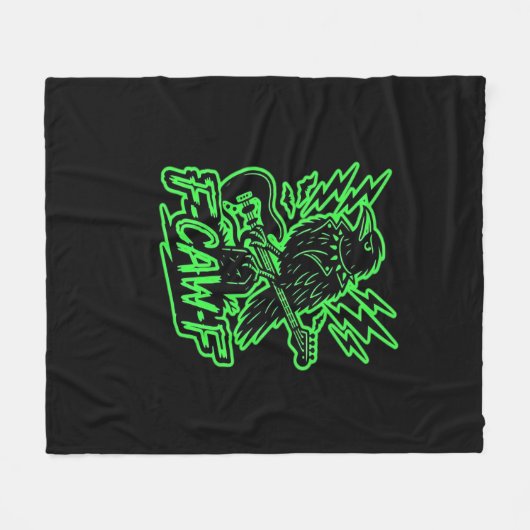 Couverture Polaire F-Caw-F Chicken Classic Minimal Clean (Devant (Horizontal))