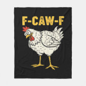 Couverture Polaire F-Caw-F Chicken Classic Retro Cool (Devant)