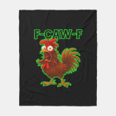 Couverture Polaire F-Caw-F Chicken Classic Retro Graphic (Devant)