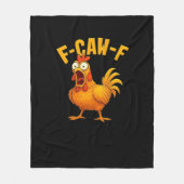 Couverture Polaire F-Caw-F-Chicken Essential Funny Quote (Devant)