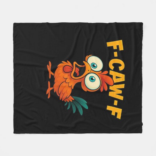 Couverture Polaire F-Caw-F Chicken Essential Funny Trendy (Devant (Horizontal))
