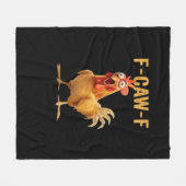 Couverture Polaire F-Caw-F-Chicken Essentiel Créatif Décontracté (Devant (Horizontal))