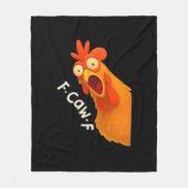 Couverture Polaire F-Caw-F Chicken Retro Classic (Devant)