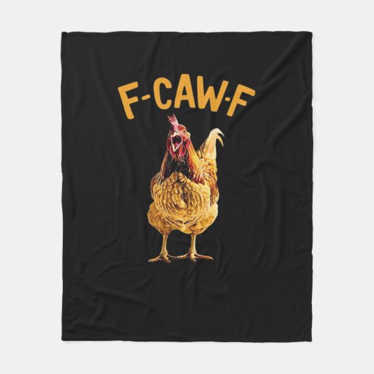 Couverture Polaire F-Caw-F-Chicken Style Créatif Classique (Devant)