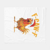 Couverture Polaire F-Caw-F Christmas Funny Chicken Christmas Essentia (Devant (Horizontal))