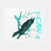 Couverture Polaire F-Caw-F Classique Drôle Tendance (Devant (Horizontal))