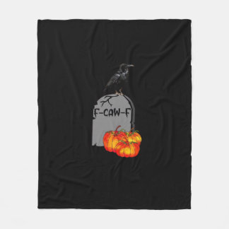 Couverture Polaire F-Caw-F Corbeau Classique Rétro Cool