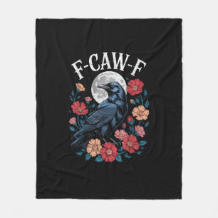 Couverture Polaire F-Caw-F Corbeau Gothique Corbeau Croasse Croasse P