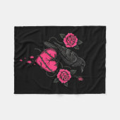 Couverture Polaire F Caw F Crow Anti Valentine's Day Dark Gothic Brok (Devant (Horizontal))