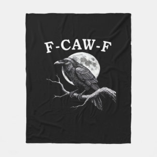 Couverture Polaire F-Caw-F Crow Funny Crow F-Caw-F Gear Creative Styl