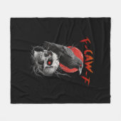Couverture Polaire F-Caw-F Crow Funny F-Caw-F Aesthetic Design (Devant (Horizontal))