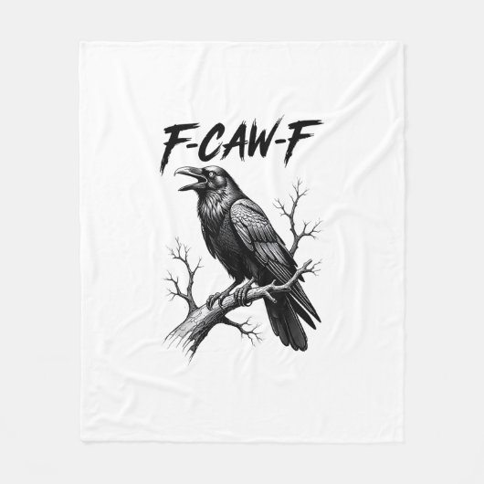 Couverture Polaire F Caw F Crow Lover Raven Meme Classic Style (Devant)