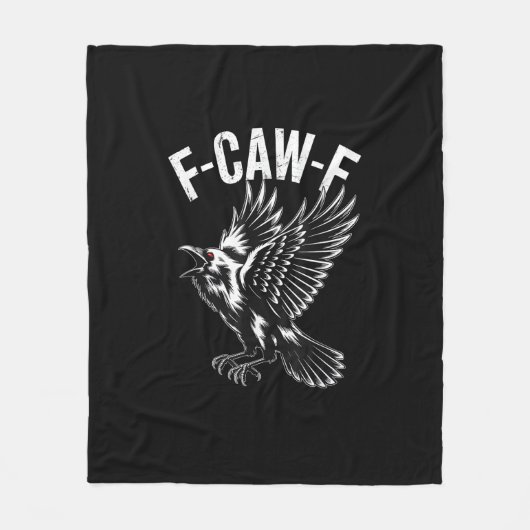 Couverture Polaire F-Caw-F Crow Retro Classic (Devant)