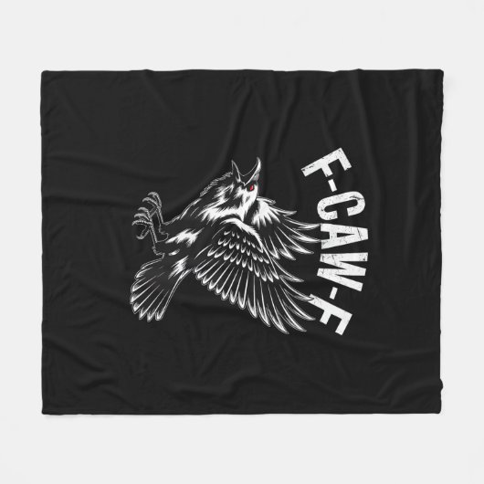 Couverture Polaire F-Caw-F Crow Retro Classic (Devant (Horizontal))