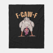 Couverture Polaire F Caw F Funny Chicken Classic Retro Cool Style (Devant)