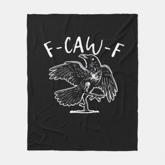 Couverture Polaire F-Caw-F Funny Trendy (Devant)